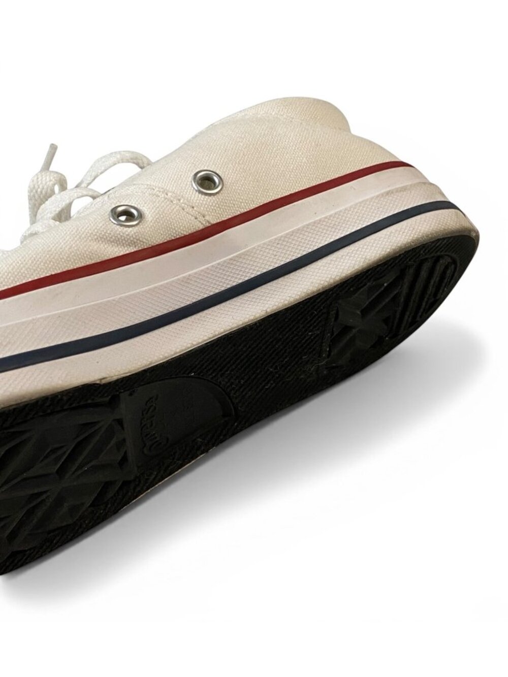 Converse All Star Chuck Taylor Low Rise Shoes White Sneakers Womens 7 - Picture 7 of 12